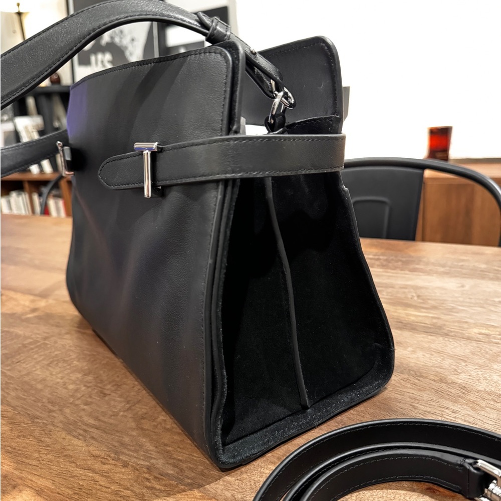 Le Tanneur LARGE SHOULDERBAG IN SMOOTH LEATHER AND NUBUCK - Picture 8 of 10